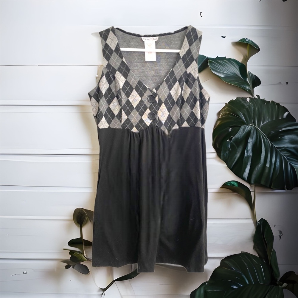 Plaid tunic